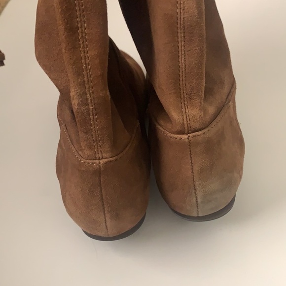 Nine West Dark Natural Suede Boots - Picture 6 of 16